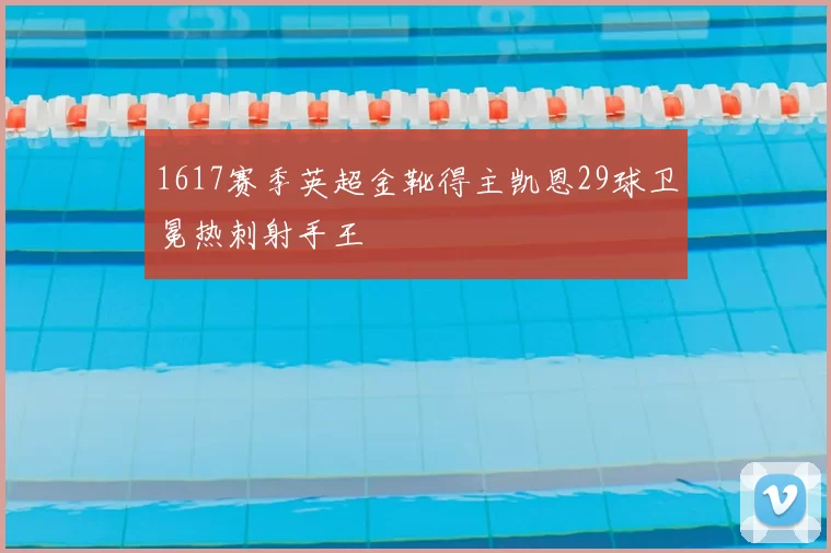 1617赛季英超金靴得主凯恩29球卫冕热刺射手王