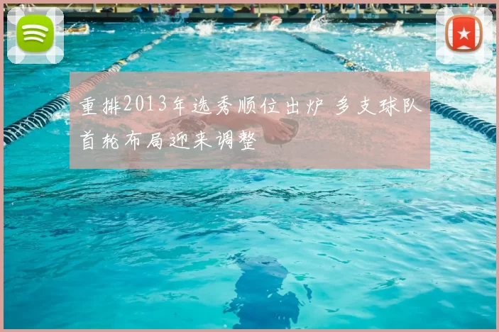 重排2013年选秀顺位出炉 多支球队首轮布局迎来调整