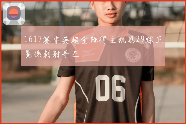 1617赛季英超金靴得主凯恩29球卫冕热刺射手王