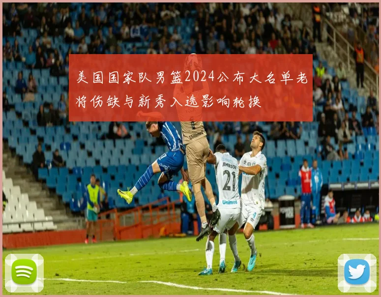美国国家队男篮2024公布大名单老将伤缺与新秀入选影响轮换